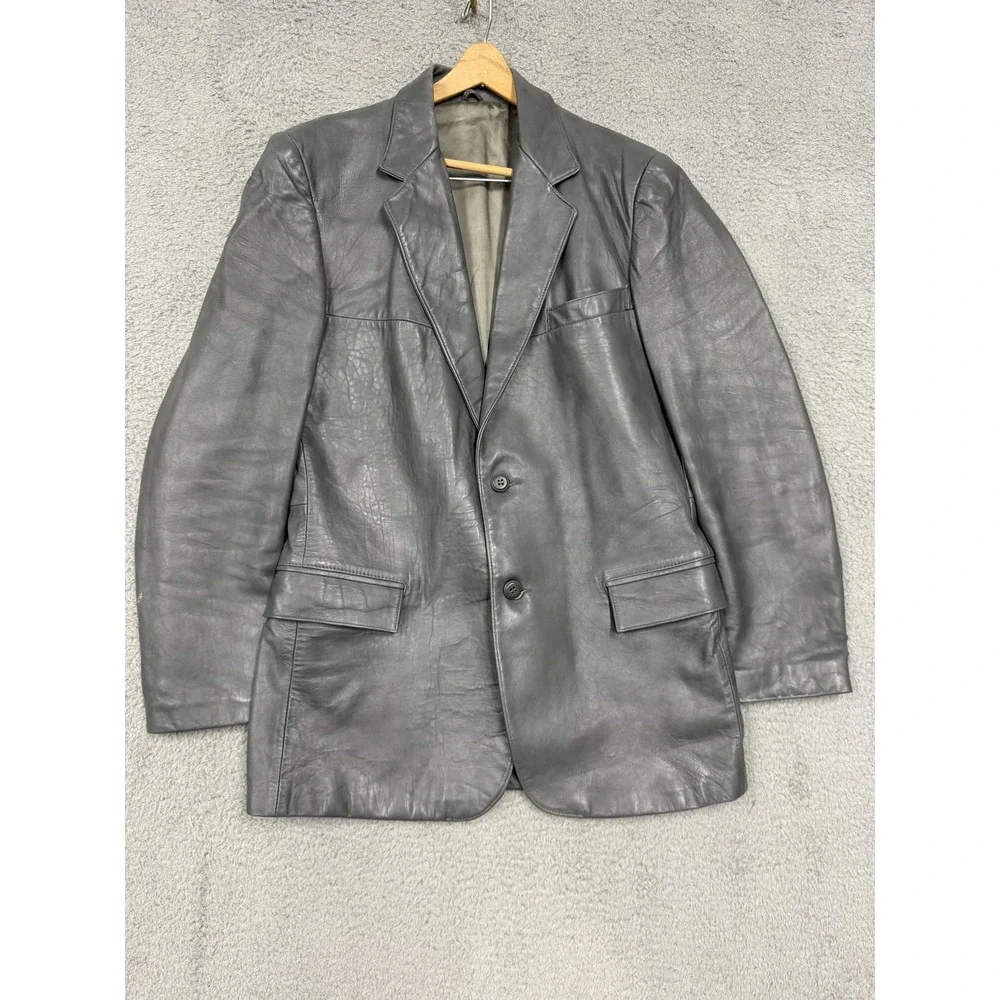 Clipper Mist Blazer Jacket Mens‎ 42 Long Classic Two Button Pocket Coat